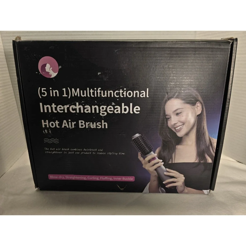 Nexpure 5-in-1 Multifunctional Interchangeable Hot Air Brush Dryer SM-5258 NIB